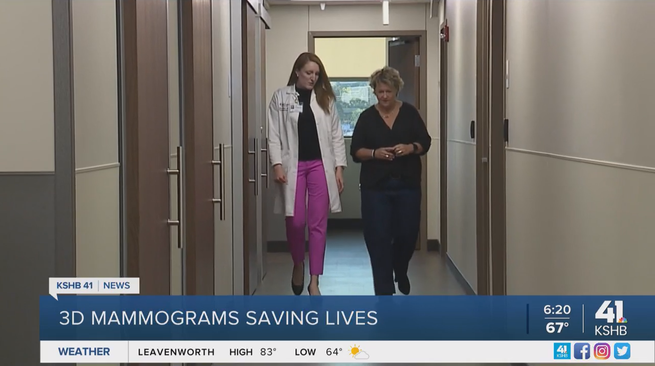 KSHB: Kansas City Woman Credits 3D Mammogram For Early Breast Cancer ...